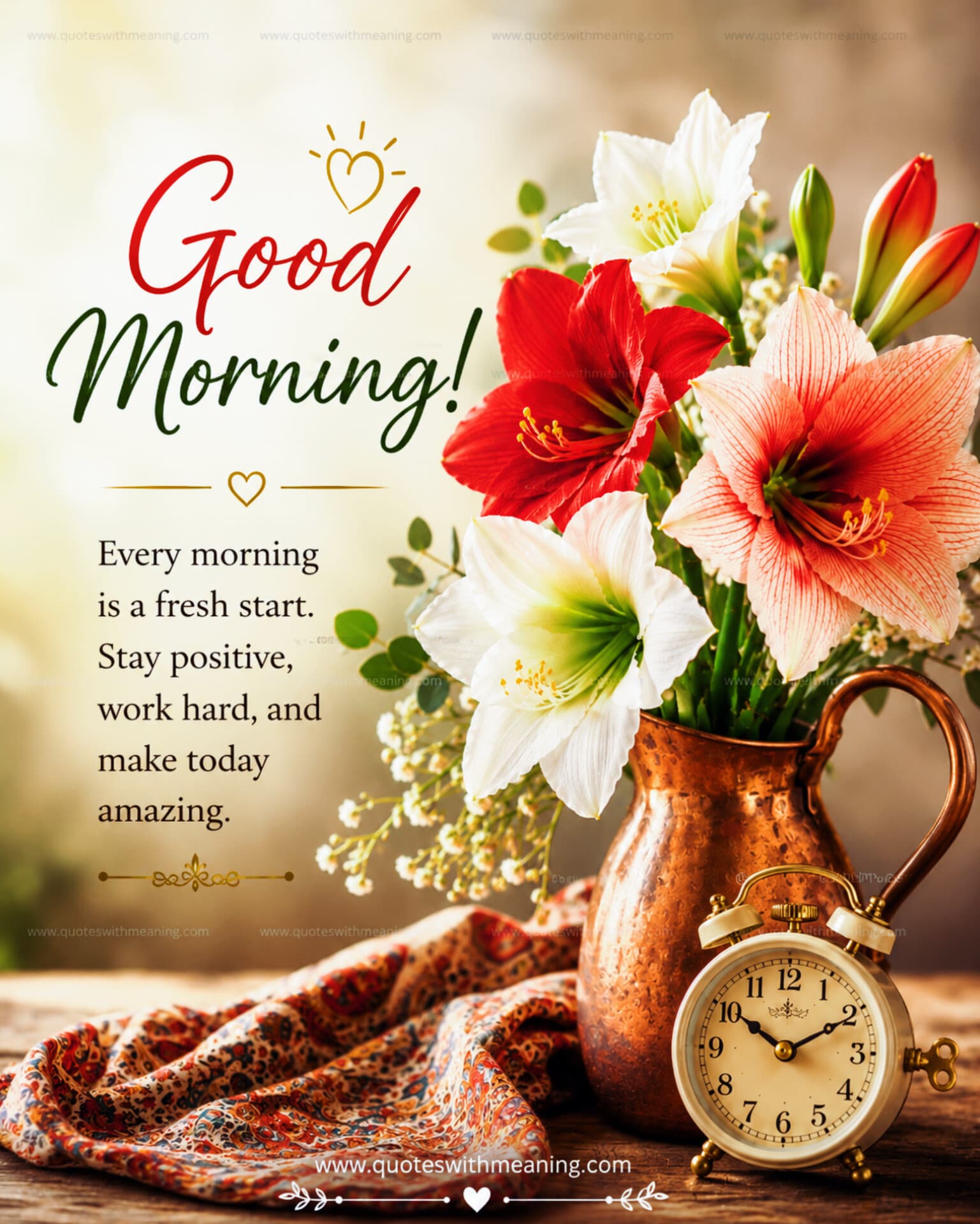 Free Good Morning motivational quote image #5