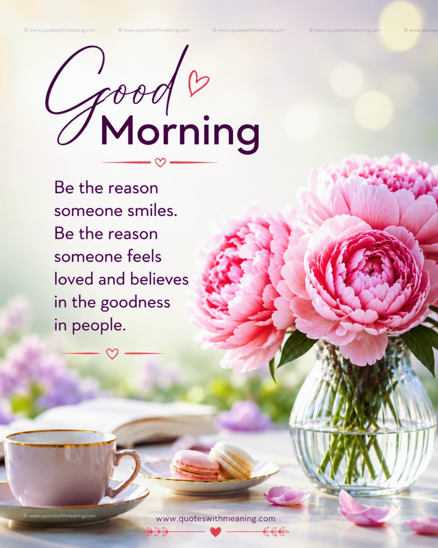 Free Good Morning motivational quote image #22 — download or share