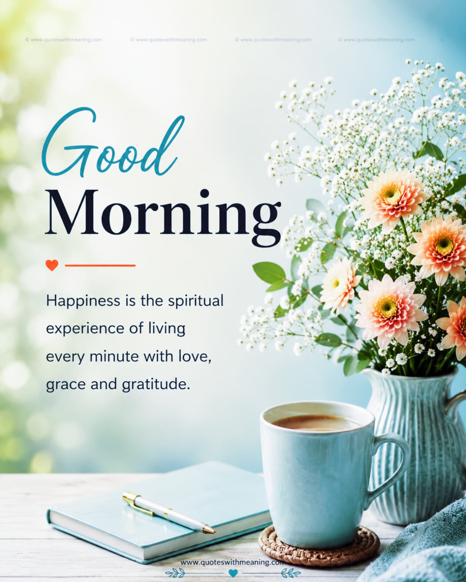 Free Good Morning motivational quote image #32 — download or share