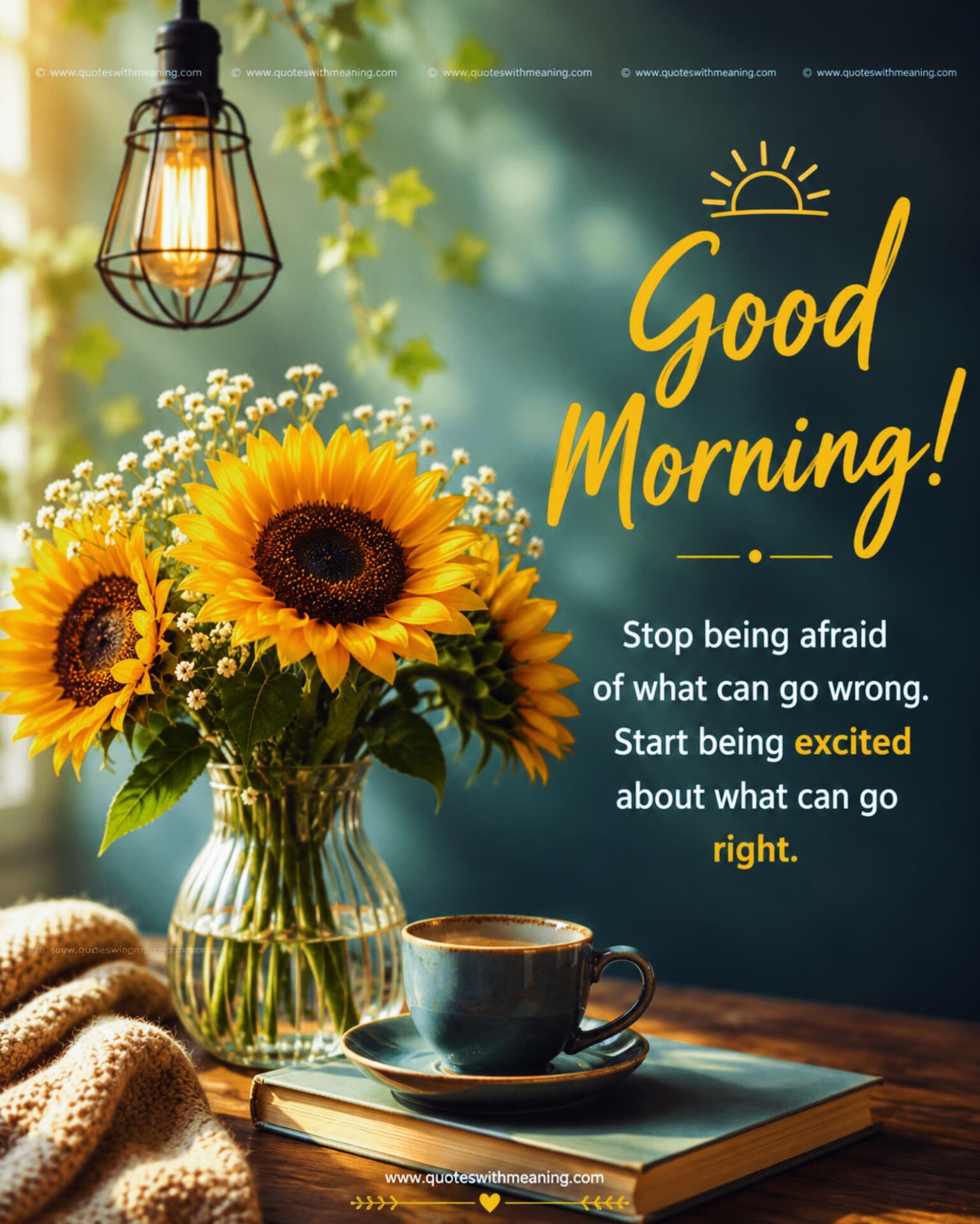 Free Good Morning motivational quote image #39 — download or share