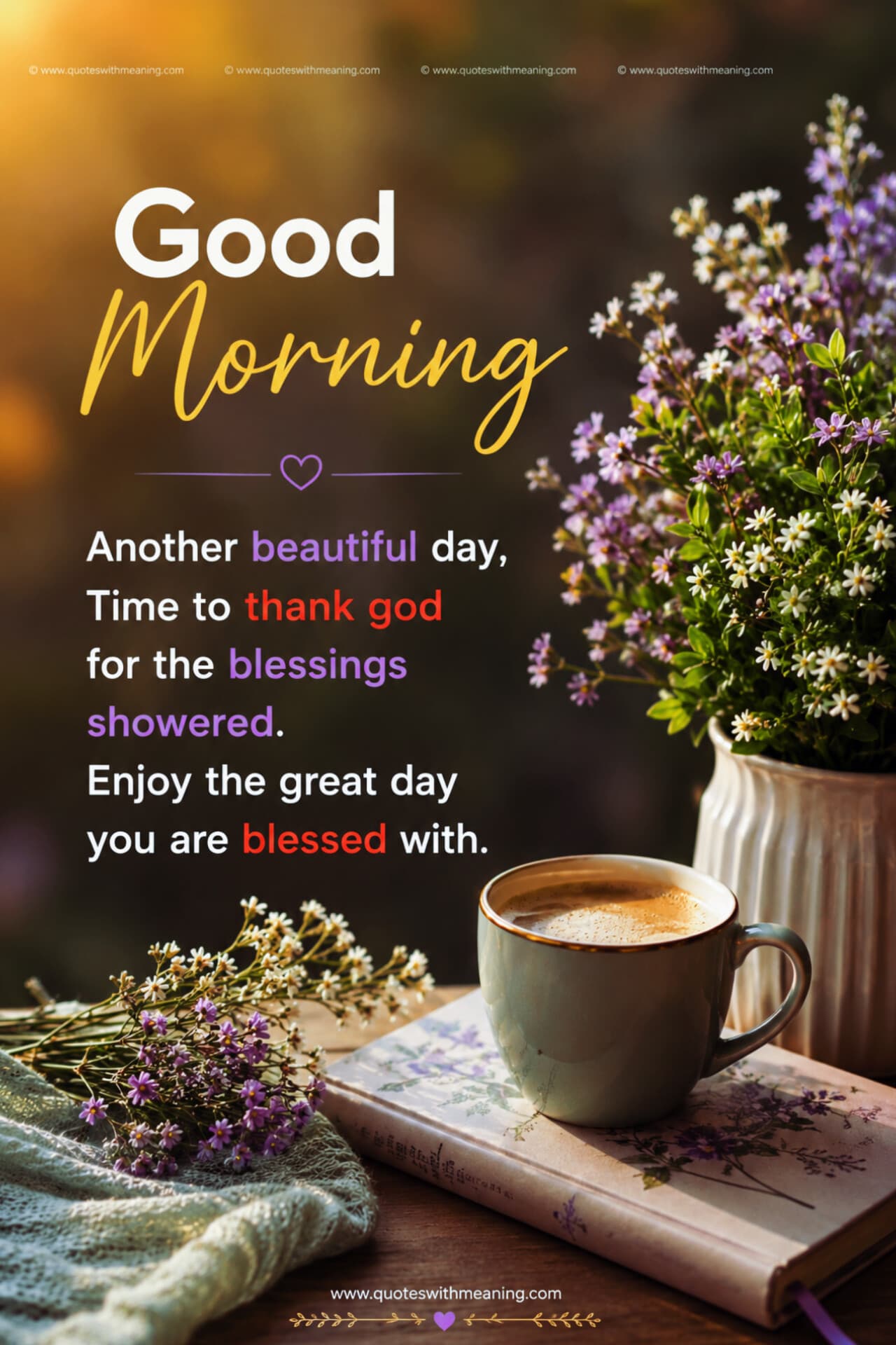 Free Good Morning motivational quote image #42 — download or share